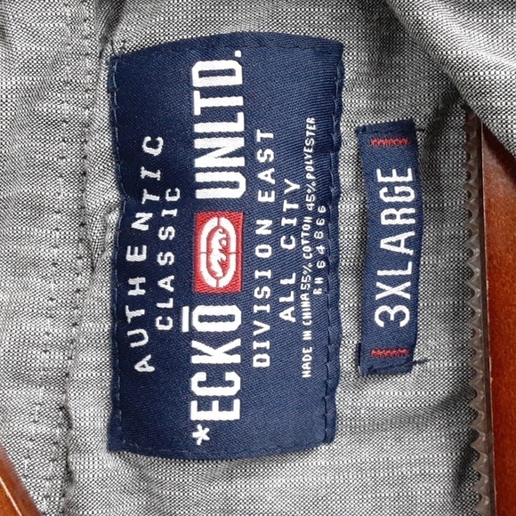 Ecko Unltd. Vintage Men's 90's Big & Tall Short Sleeve Shirt - Picture 8 of 8